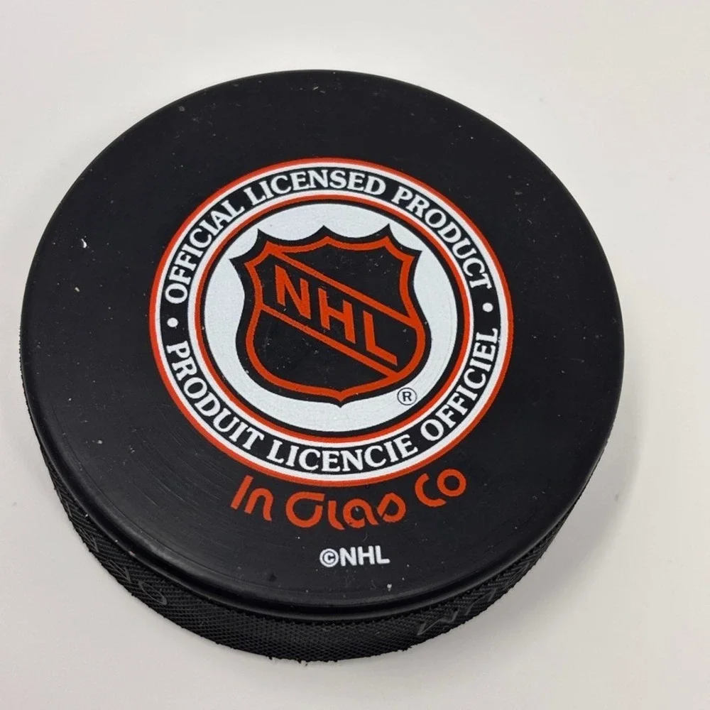Jeremy Roenick Blackhawks Signed Puck Hockey 42nd NHL All Star Game 1991